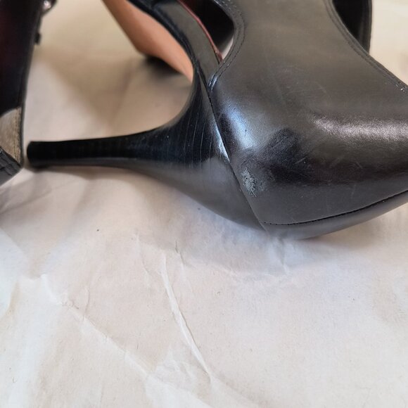 Max Studio Leather Heels 7.5 - Picture 8 of 8